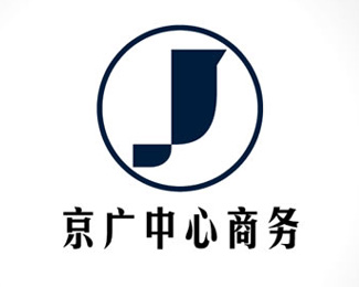 京广中心商务标志设计-正邦设计logo设计欣赏