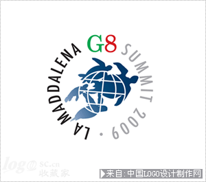 2009年八国峰会会标logo设计欣赏