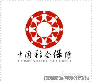 中国社会保障logo设计欣赏