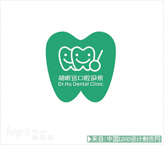 上海胡昕远口腔诊所logo设计欣赏