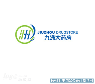 九洲大药房logo设计欣赏