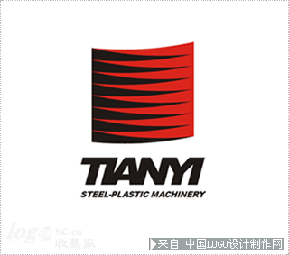 温州天衣塑钢机械厂标志设计欣赏