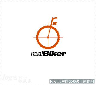 realBiker自行车标志设计欣赏