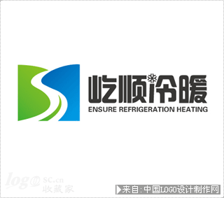 屹顺冷暖设备工程logo设计欣赏