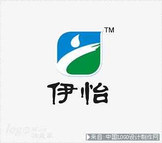 伊怡乳业logo设计欣赏