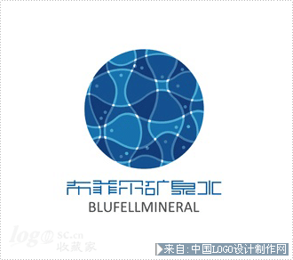 布菲尔矿泉水logo设计欣赏