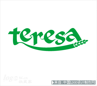 南京特丽莎西点logo设计欣赏