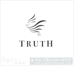 Truth纯亚麻时装品牌服装商标设计