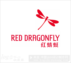 红蜻蜓服饰行业标志设计