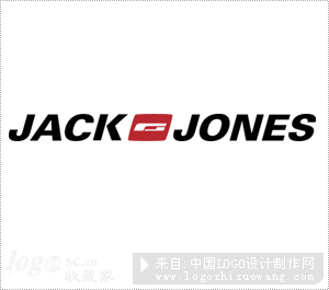 杰克琼斯 Jack and designer服饰行业标志设计