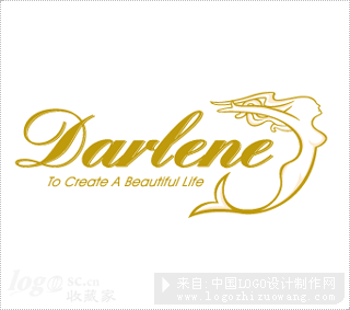 Darlene服装logo设计