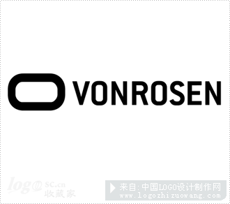 VONROSEN服装logo设计