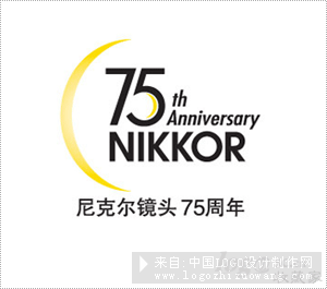 尼康尼克尔镜头75周年庆logo设计