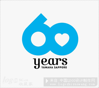 60years yamaha sapporo标志设计