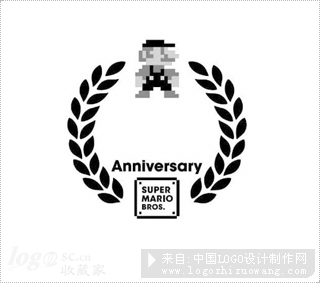 纪念马里奥诞生25周年logo欣赏