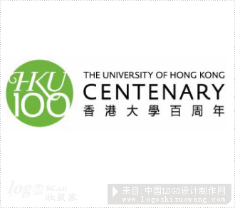 香港大学百年校庆徽标标志设计