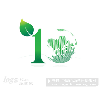 节日logo:旅游卫视10周年台庆商标设计