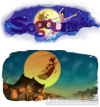 活动logo:SOSO，搜狗中秋节logo欣赏