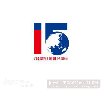 节日logo:新周刊15周年标志设计