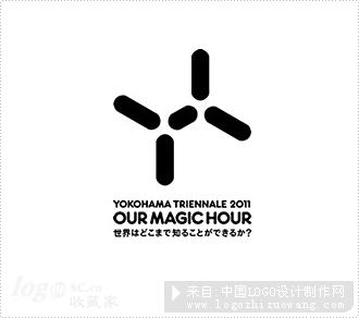 活动logo:第四届日本2011横滨三年展标志设计