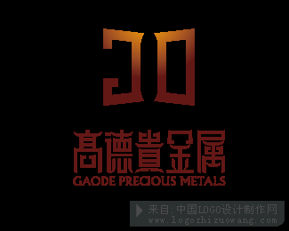 高德贵金属logo设计