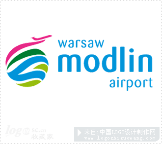 华沙莫德林机场商标欣赏