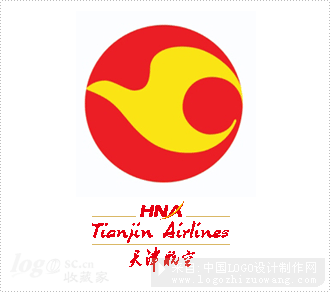 天津航空商标设计欣赏