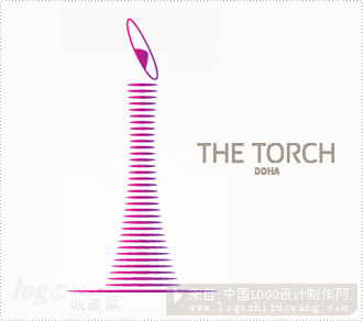 卡塔尔多哈火炬酒店 The Torch Doha商标设计欣赏