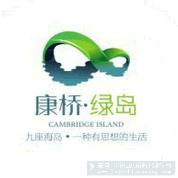 康桥绿岛LOGO设计欣赏