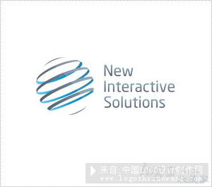 new interactive solutions标志设计欣赏