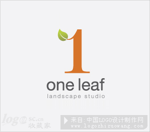 One Leaf标志设计欣赏