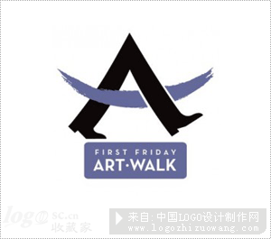 Art walk标志设计欣赏