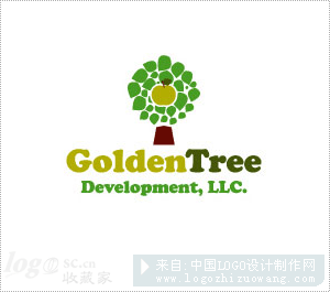 GoldenTree标志设计欣赏