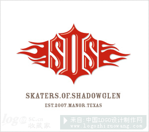 Skaters of Shadowglenlogo设计欣赏