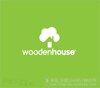 woodenhouselogo设计