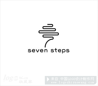 seven steps标志设计欣赏