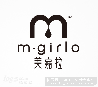 mgirlo美嘉拉logo设计欣赏