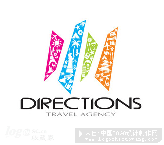 Directions 旅游logo设计欣赏