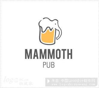 猛犸酒吧 Mammoth Publogo设计欣赏
