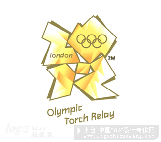 2012年伦敦奥运会火炬传递logo设计欣赏