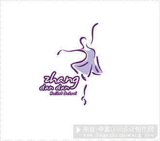 张丹丹芭蕾舞蹈学校logo欣赏