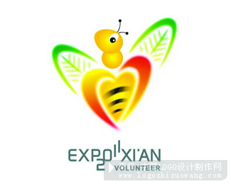 2011年西安园博会志愿者logo欣赏