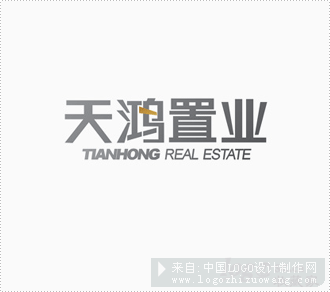 天鸿置业logo欣赏