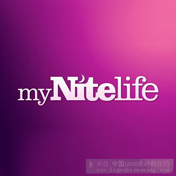my nite life logo字体设计欣赏