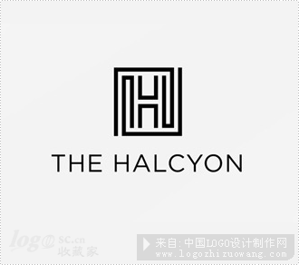 The Halcyon酒店餐饮logo设计欣赏