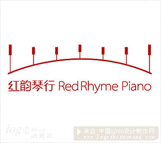 红韵琴行logo设计欣赏