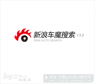 新浪车魔搜索logo设计欣赏