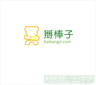 掰棒子logo欣赏