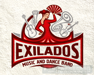 Exilados 标志 design欣赏