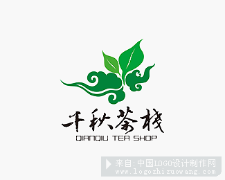 千秋茶栈logo设计欣赏